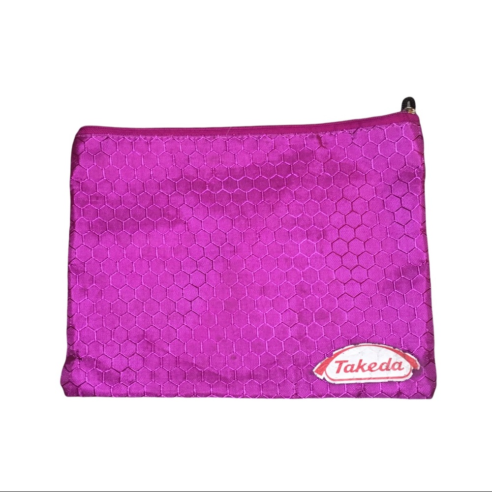 🎊TAKEDA Magenta Pink Zipper Bag